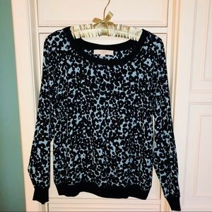 LOFT Animal Print Blouse